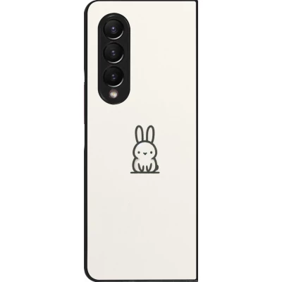 Coque Samsung Galaxy Z Fold3 5G - Minimal bunny cutie