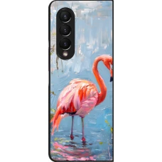 Coque Samsung Galaxy Z Fold3 5G - Paint Flamingo