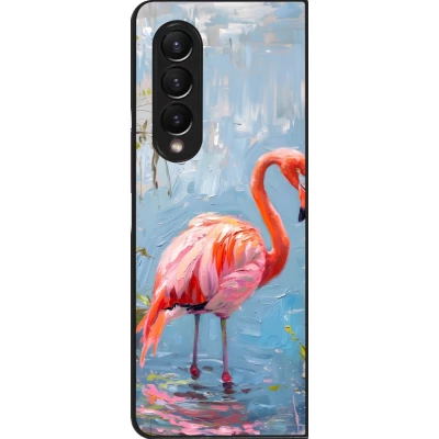 Coque Samsung Galaxy Z Fold3 5G - Paint Flamingo