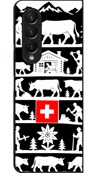 Coque Samsung Galaxy Z Fold3 5G - Poya Suisse 1 noir