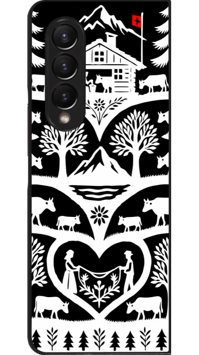 Coque Samsung Galaxy Z Fold3 5G - Poya Suisse 2 noir