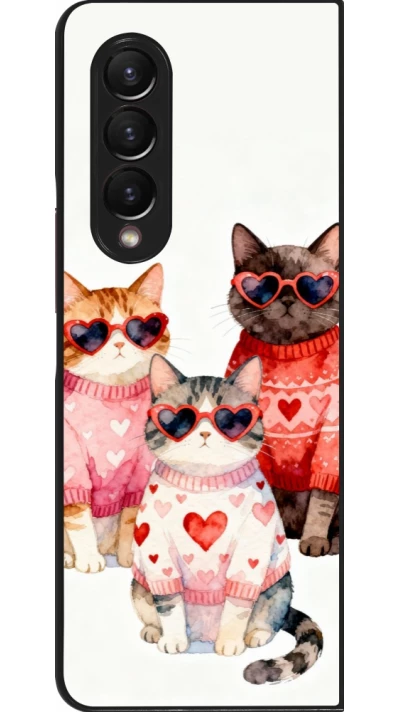 Coque Samsung Galaxy Z Fold3 5G - Saint Valentines Day 26 Cat Love