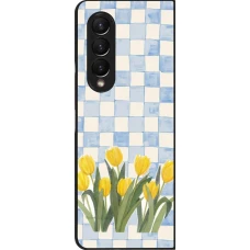 Samsung Galaxy Z Fold3 5G Case Hülle - Blue vichy tulips Spring 2026