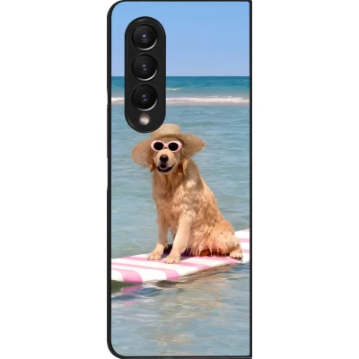 Coque Samsung Galaxy Z Fold3 5G - Summer Dog on Paddle