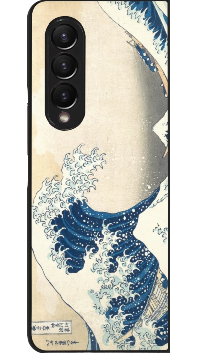 Coque Samsung Galaxy Z Fold3 5G - Tableau art - La Grande Vague de Kanagawa - Hokusai