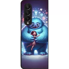 Samsung Galaxy Z Fold3 5G Case Hülle - Valentin 2024 Flauschige Liebe