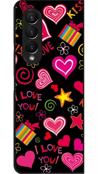 Coque Samsung Galaxy Z Fold3 5G - Valentine 2023 love symbols
