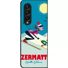 Samsung Galaxy Z Fold3 5G Case Hülle - Zermatt Ski Downhill