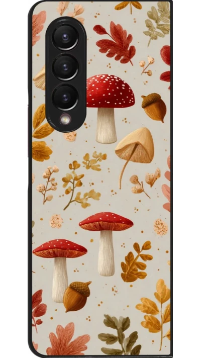 Coque Samsung Galaxy Z Fold4 - Autumn 26 Mushrooms and leaves