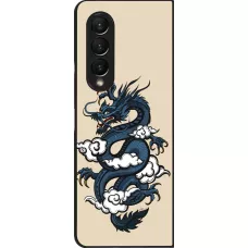 Samsung Galaxy Z Fold4 Case Hülle - Blue Dragon Tattoo