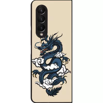 Samsung Galaxy Z Fold4 Case Hülle - Blue Dragon Tattoo