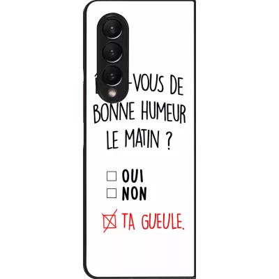 Coque Samsung Galaxy Z Fold4 - Bonne humeur matin