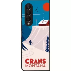 Samsung Galaxy Z Fold4 Case Hülle - Crans-Montana Cabane