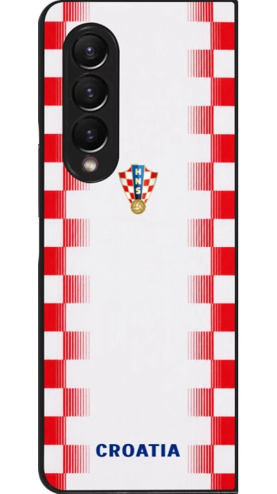 Samsung Galaxy Z Fold4 Case Hülle - Kroatien 2026 personalisierbares Fussballtrikot