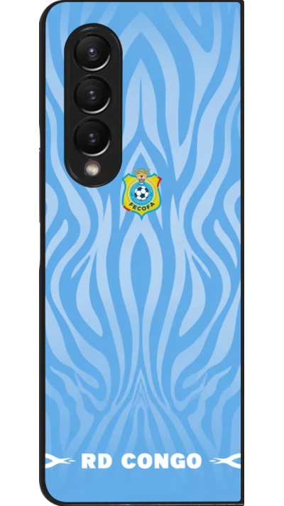 Samsung Galaxy Z Fold4 Case Hülle - Demokratische Republik Kongo 2026 personalisierbares Fussballtrikot