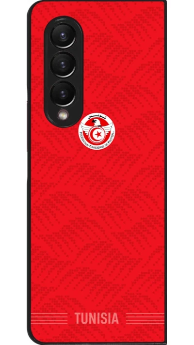 Samsung Galaxy Z Fold4 Case Hülle - Tunesien 2026 personalisierbares Fussballtrikot