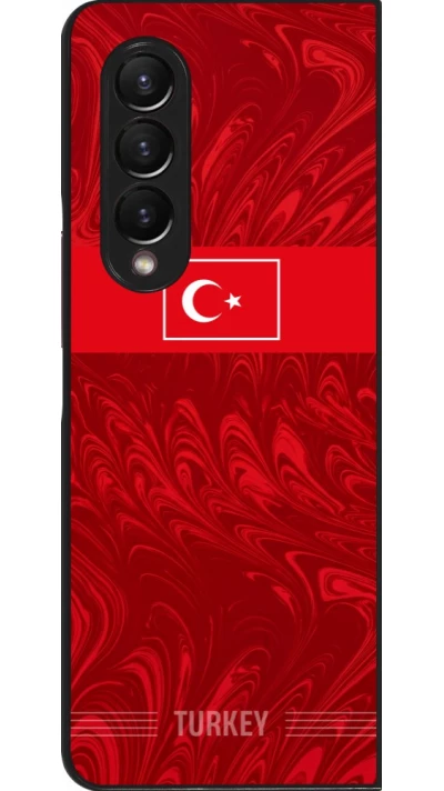 Samsung Galaxy Z Fold4 Case Hülle - Türkei 2026 personalisierbares Fussballtrikot
