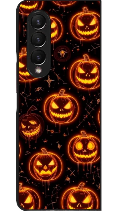 Coque Samsung Galaxy Z Fold4 - Halloween 2026 Pattern Pumpkins