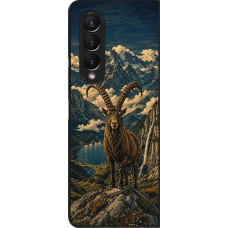 Coque Samsung Galaxy Z Fold4 - Linocut Bouquetin