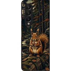 Coque Samsung Galaxy Z Fold4 - Linocut Ecureuil