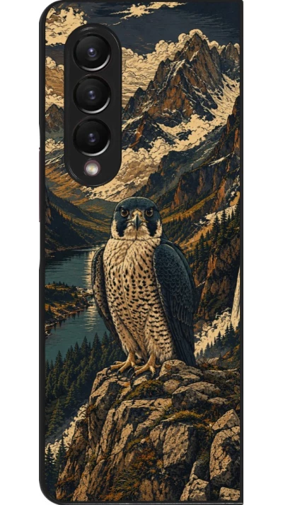 Coque Samsung Galaxy Z Fold4 - Linocut Faucun pèlerin