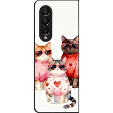 Coque Samsung Galaxy Z Fold4 - Saint Valentines Day 26 Cat Love