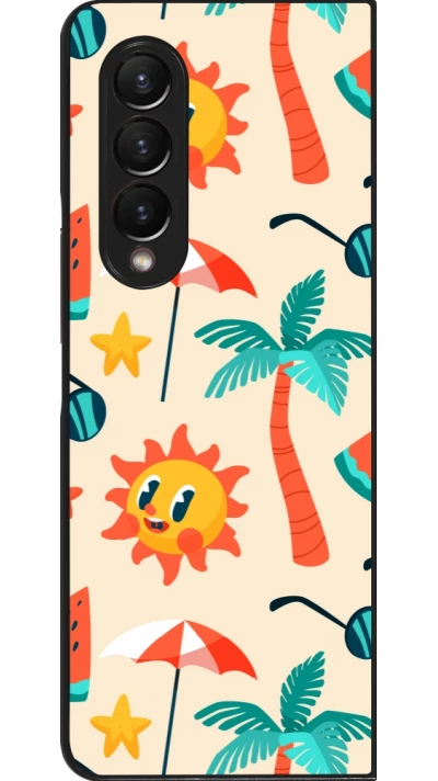 Coque Samsung Galaxy Z Fold4 - Summer 2025 Pattern soleil