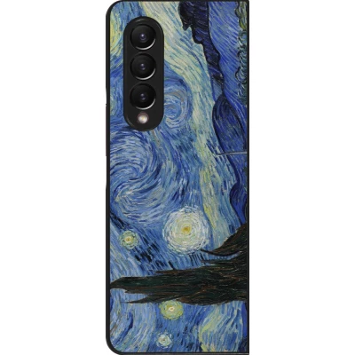 Coque Samsung Galaxy Z Fold4 - Tableau art - La Nuit étoilée - Van Gogh