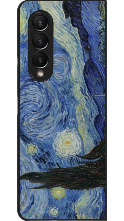 Coque Samsung Galaxy Z Fold4 - Tableau art - La Nuit étoilée - Van Gogh