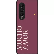 Samsung Galaxy Z Fold4 Case Hülle - Valentine 2024 mucho amor rosado