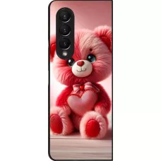 Coque Samsung Galaxy Z Fold4 - Valentine 2024 Ourson rose