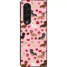 Coque Samsung Galaxy Z Fold4 - Valentine 2024 puppy love