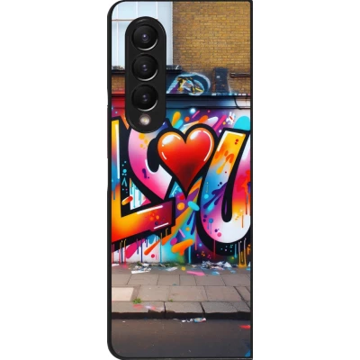 Coque Samsung Galaxy Z Fold4 - Valentine 2025 Love U Tag