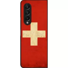 Samsung Galaxy Z Fold4 Case Hülle - Vintage Flag SWISS