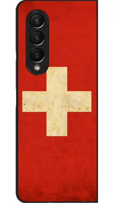 Coque Samsung Galaxy Z Fold4 - Vintage Flag SWISS