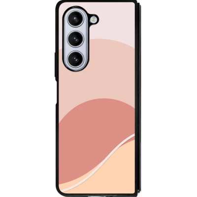 Coque Samsung Galaxy Z Fold5 - Silicone rigide noir Autumn 22 abstract sunrise
