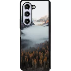 Coque Samsung Galaxy Z Fold5 - Silicone rigide noir Autumn 22 forest lanscape
