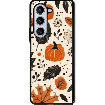Samsung Galaxy Z Fold5 Case Hülle - Silikon schwarz Autumn 2024 nature