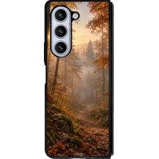 Coque Samsung Galaxy Z Fold5 - Silicone rigide noir Autumn 26 Autumn walk
