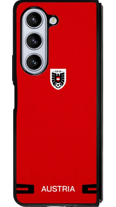 Samsung Galaxy Z Fold5 Case Hülle - Silikon schwarz O?sterreich 2026 personalisierbares Fussballtrikot