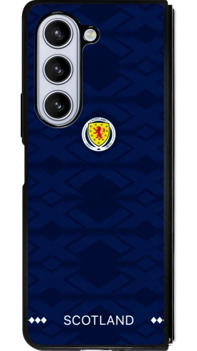 Samsung Galaxy Z Fold5 Case Hülle - Silikon schwarz Schottland 2026 personalisierbares Fussballtrikot