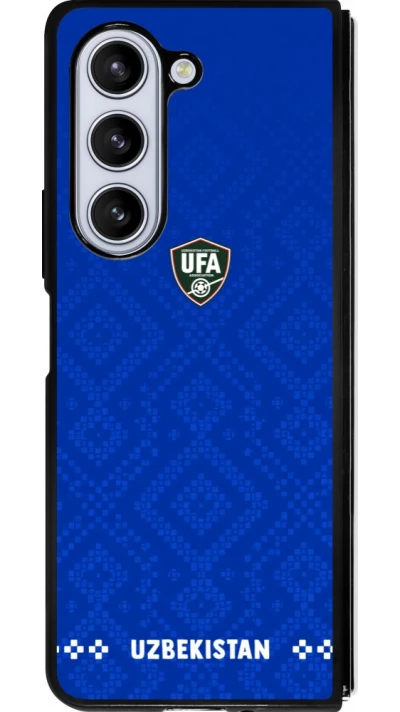 Samsung Galaxy Z Fold5 Case Hülle - Silikon schwarz Usbekistan 2026 personalisierbares Fussballtrikot