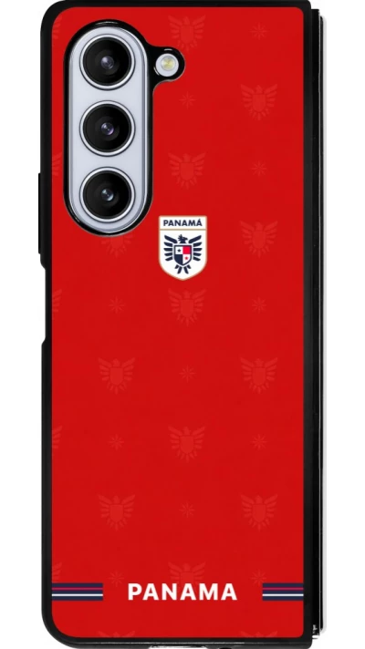 Samsung Galaxy Z Fold5 Case Hülle - Silikon schwarz Panama 2026 personalisierbares Fussballtrikot
