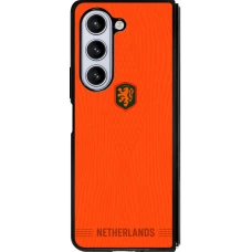 Samsung Galaxy Z Fold5 Case Hülle - Silikon schwarz Niederlande 2026 personalisierbares Fussballtrikot