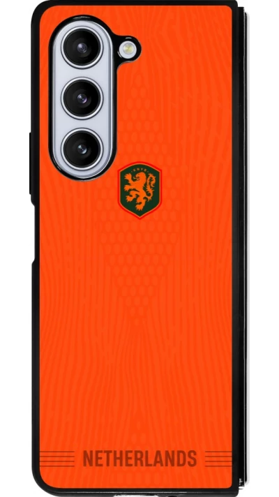 Samsung Galaxy Z Fold5 Case Hülle - Silikon schwarz Niederlande 2026 personalisierbares Fussballtrikot
