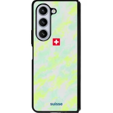 Samsung Galaxy Z Fold5 Case Hülle - Silikon schwarz Schweiz Away 2026 personalisierbares Fussballtrikot