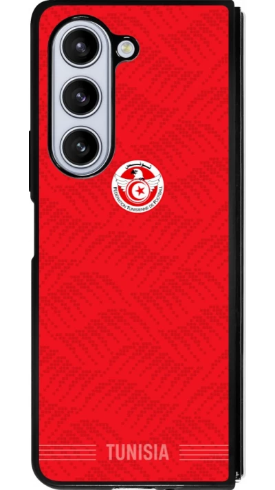 Samsung Galaxy Z Fold5 Case Hülle - Silikon schwarz Tunesien 2026 personalisierbares Fussballtrikot