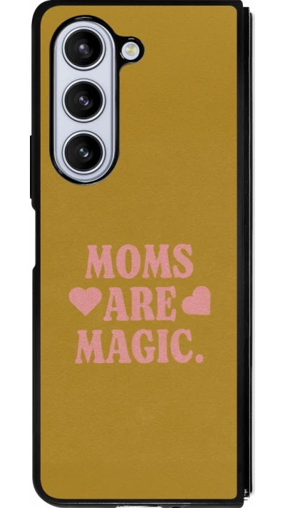 Samsung Galaxy Z Fold5 Case Hülle - Silikon schwarz Mom 2026 Are Magic