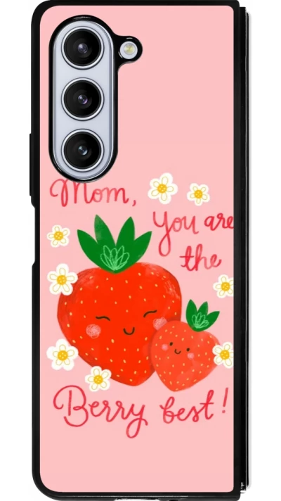 Samsung Galaxy Z Fold5 Case Hülle - Silikon schwarz Mom 2026 Berry best