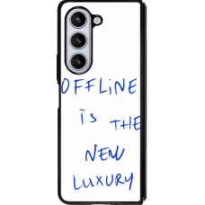 Samsung Galaxy Z Fold5 Case Hülle - Silikon schwarz Offline is the new luxury
